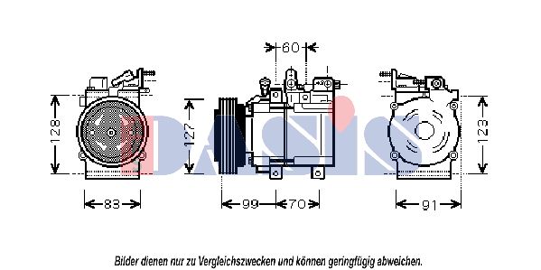 AKS DASIS Kompressori, ilmastointilaite 851394N